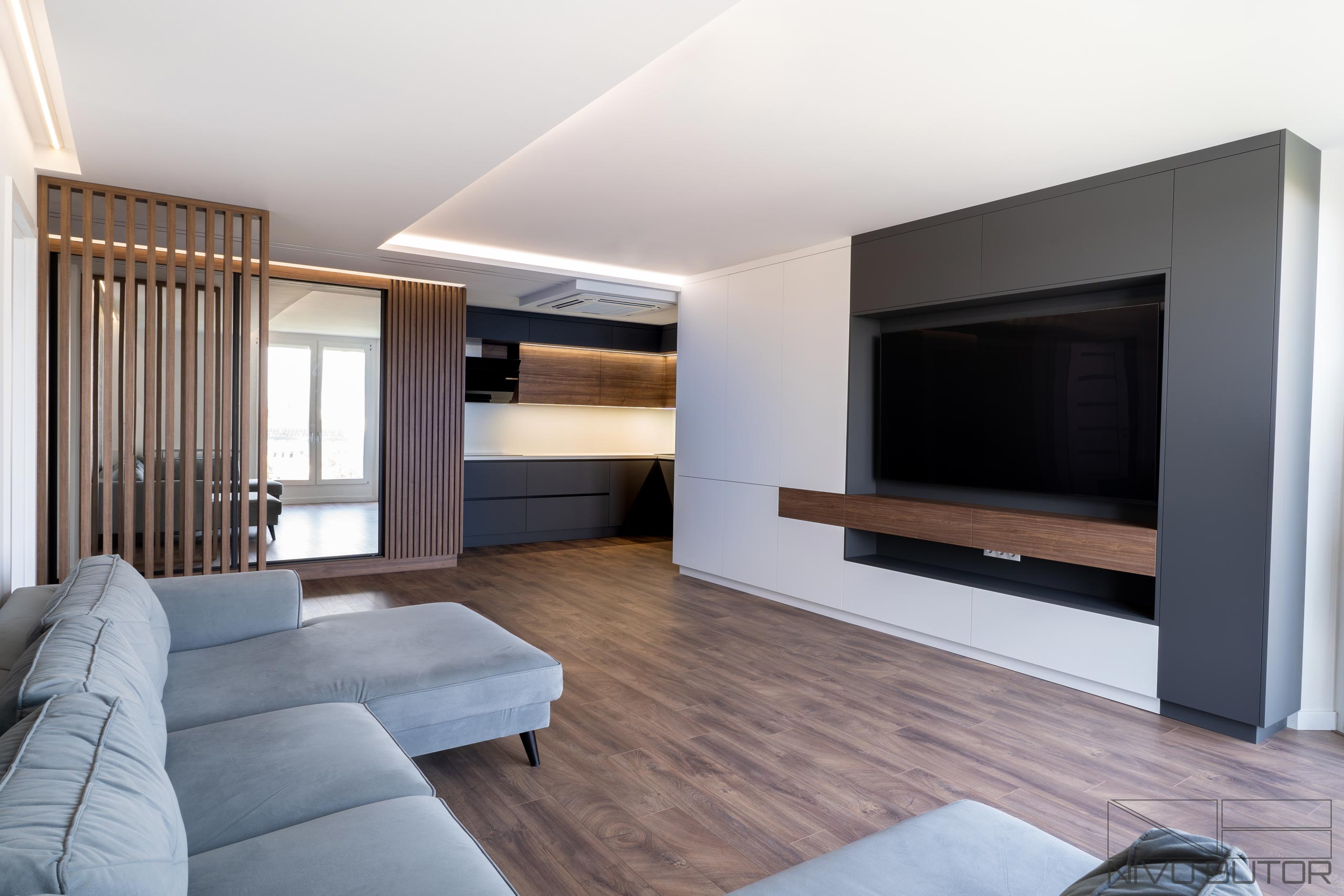 Loft ipari nappali